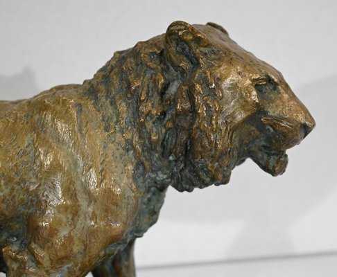 C. Fratin, Tigre marchant Sculpture, 19th-Century, Bronze-RVK-1338948