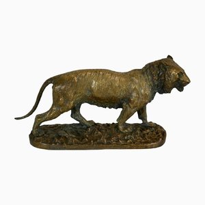 C. Fratin, Tigre marchant Sculpture, 19th-Century, Bronze-RVK-1338948