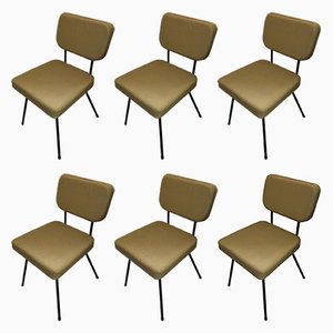 C57 Chairs by Paul Geoffroy for Airbone, 1950s, Set of 6-AT-1773652