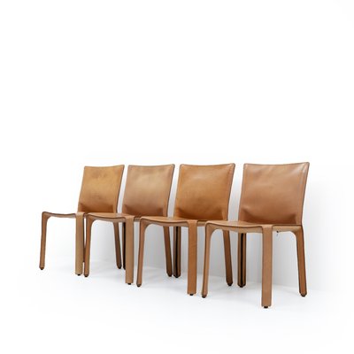 Cab 412 by Mario Bellini for Cassina, 1990s, Set of 4-TJQ-1972666