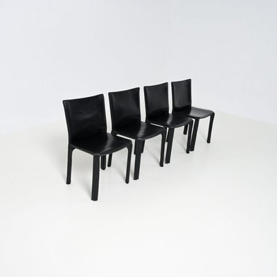 Cab Chairs by Mario Bellini for Cassina, 1970s, Set of 4-VT-1815821