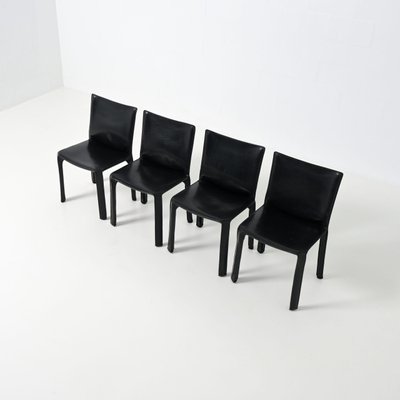 Cab Chairs by Mario Bellini for Cassina, 1970s, Set of 4-VT-1815821