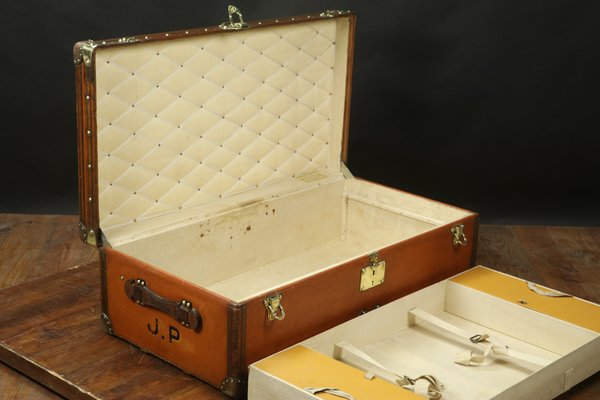 Cabin Trunk in Orange from Louis Vuitton, 1930s-EMZ-1235863