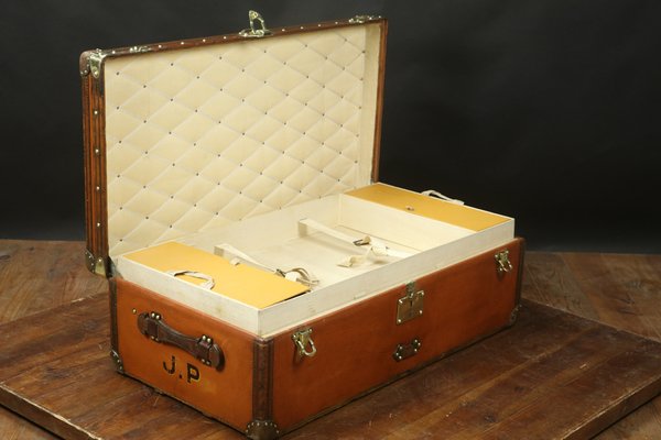 Cabin Trunk in Orange from Louis Vuitton, 1930s-EMZ-1235863