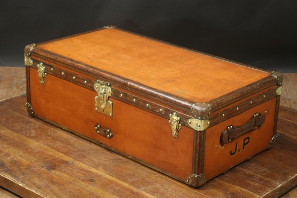 Cabin Trunk in Orange from Louis Vuitton, 1930s-EMZ-1235863