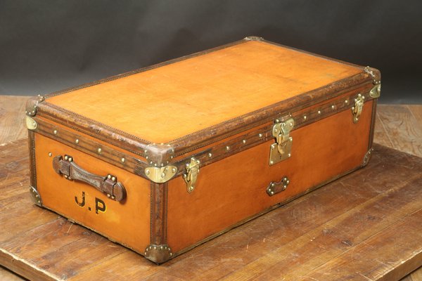 Cabin Trunk in Orange from Louis Vuitton, 1930s-EMZ-1235863