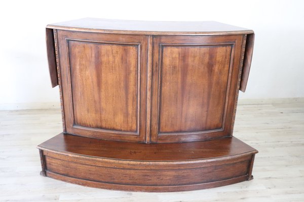 Cabinet Bar Counter in Walnut, 1980s-DCO-1352053