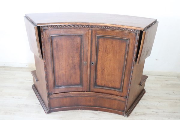 Cabinet Bar Counter in Walnut, 1980s-DCO-1352053