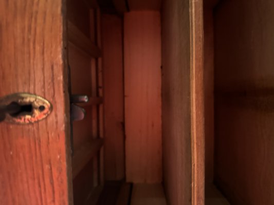 Cabinet with Roller Shutter, Early 20th Century-BNU-1804530