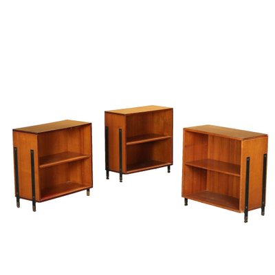 Cabinets in Laminate and Teak Veneer, Italy, 1960s, Set of 3-VMM-1754724