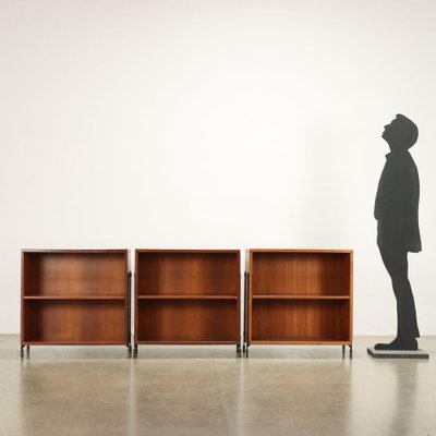 Cabinets in Laminate and Teak Veneer, Italy, 1960s, Set of 3-VMM-1754724