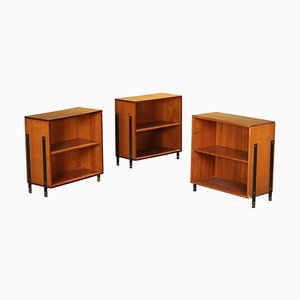 Cabinets in Laminate and Teak Veneer, Italy, 1960s, Set of 3-VMM-1754724