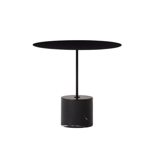 Caliber Side Table Low by Wendelbo #Black/ Black Marble