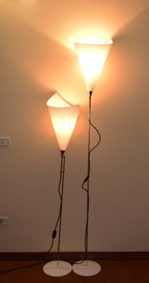 Calla Floor Lamps by Marcello Cuneo for Valenti, Italy, 1975, Set of 2-WF-1450968