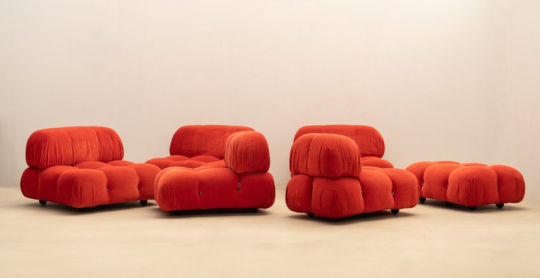 Camaleonda Sofa by Mario Bellini for B&B Italia, 1970, Set of 6-WXK-2021640