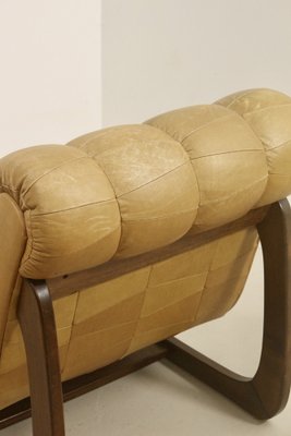 Camel Leather Armchair, 1960s-OTF-1718356