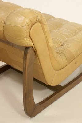 Camel Leather Armchair, 1960s-OTF-1718356