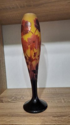 Cameo Glass Vase, 1930s-EAI-1790591