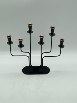 Candelholders by Gunnar Ander for Ystad Metall, 1970s, Set of 3-ZQM-1732008