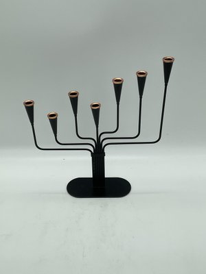 Candelholders by Gunnar Ander for Ystad Metall, 1970s, Set of 3-ZQM-1732008