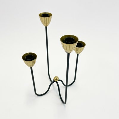 Candleholder by Gunnar Ander for Ystad Metal, 1950s-SFW-985341