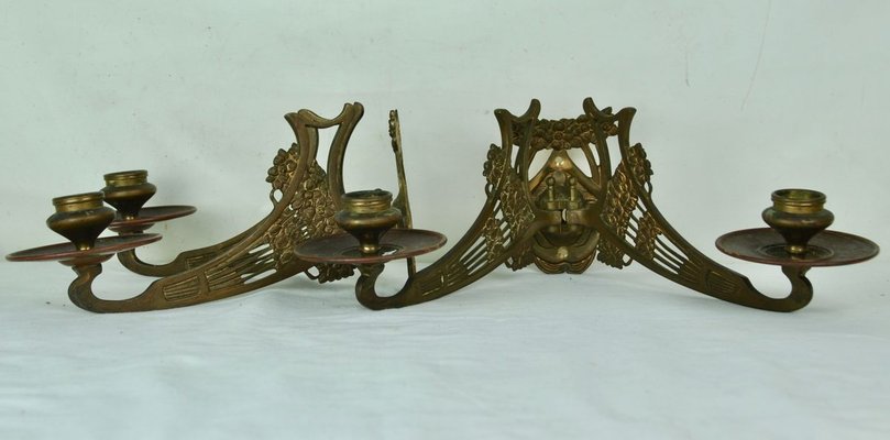 Candleholders, 1920s, Set of 2-ROJ-627295