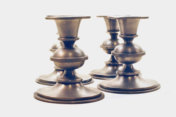 Candleholders by Edvin Ollers for Schreuder & Olsson, Set of 4-HYQ-1226348