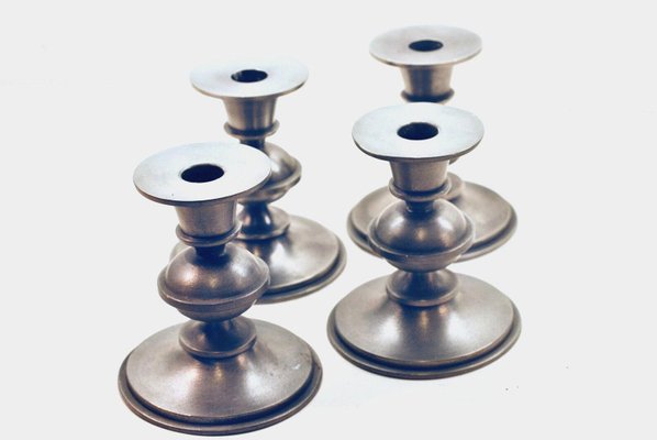 Candleholders by Edvin Ollers for Schreuder & Olsson, Set of 4-HYQ-1226348