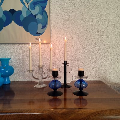 Candleholders by Erik Höglund for Boda, 1960s, Set of 2-YGE-1110357