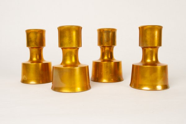 Candleholders by Jens Quistgaard for Dansk Designs, 1960s, Set of 4-WIX-725845