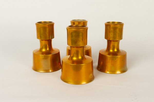 Candleholders by Jens Quistgaard for Dansk Designs, 1960s, Set of 4-WIX-725845