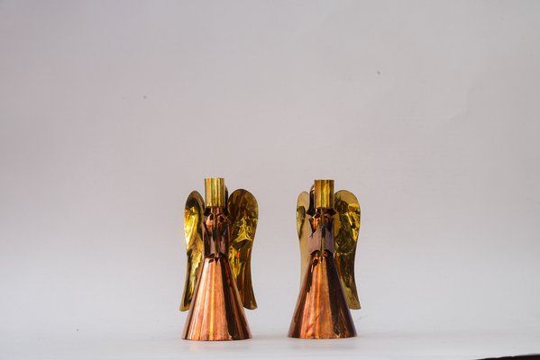 Candleholders in Angel Shape, Vienna, 1950s, Set of 2-SPD-1794522