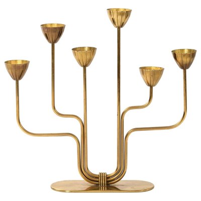 Candlestick by Gunnar Ander for Ystad Metall, Sweden-SC-1048090