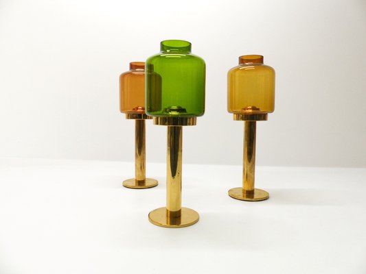 Candlesticks by Hans-Agne Jakobsson, 1960s, Set of 3-DQG-1764618