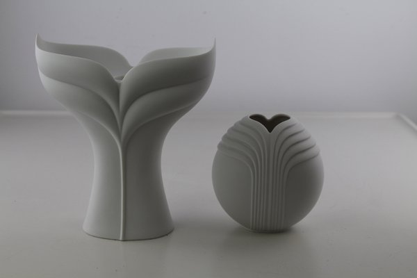 Candlesticks & Vase from Rosenthal, 1960s, Set of 2-ZWH-1176718