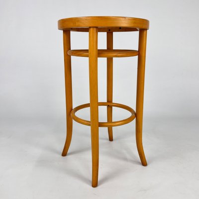 Cane and Bentwood Barstool, Austria, 1940s-RMX-1801069