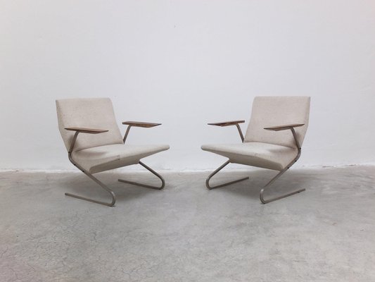 Cantilever Chairs by Georges Van Rijck for Beaufort, 1960s, Set of 2-MHV-2036588