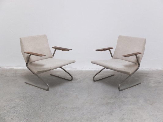 Cantilever Chairs by Georges Van Rijck for Beaufort, 1960s, Set of 2-MHV-2036588