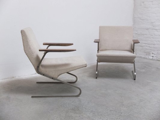 Cantilever Chairs by Georges Van Rijck for Beaufort, 1960s, Set of 2-MHV-2036588