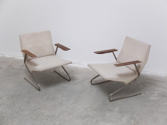 Cantilever Chairs by Georges Van Rijck for Beaufort, 1960s, Set of 2-MHV-2036588