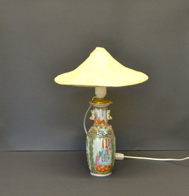 Cantonese Rose Porcelain Table Lamp-AOU-1697963