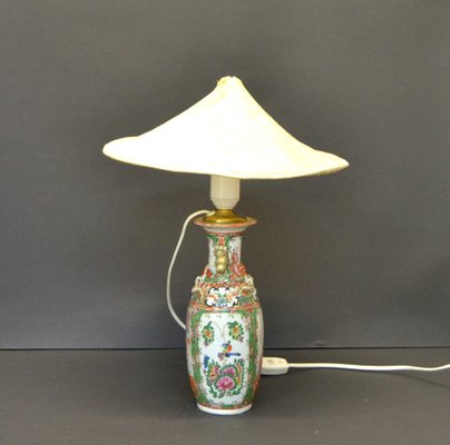 Cantonese Rose Porcelain Table Lamp-AOU-1697963