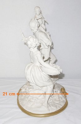 Capodimonte Biscuit Figures from Villari, 20th-century-RVK-1145685