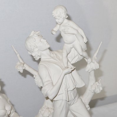 Capodimonte Biscuit Figures from Villari, 20th-century-RVK-1145685