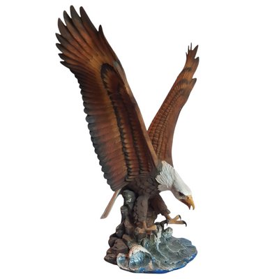 Capodimonte Eagle Sculpture-TCS-1081586