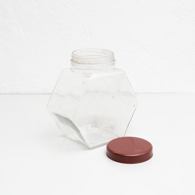 Capped Glass Container, Spain, 1950s-WM-1282140