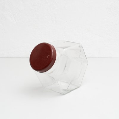 Capped Glass Container, Spain, 1950s-WM-1282140