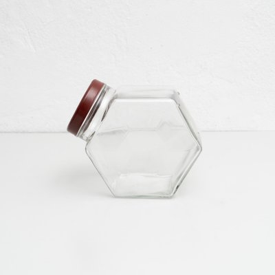 Capped Glass Container, Spain, 1950s-WM-1282140