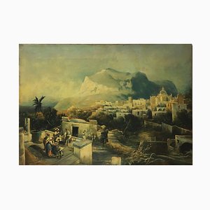 Capri, Posillipo School, Oil on Canvas-YUW-915078