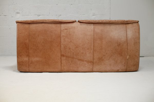 Caramel Leather 3-Seat Sofa from Cinna, 1970s-MAO-1299923